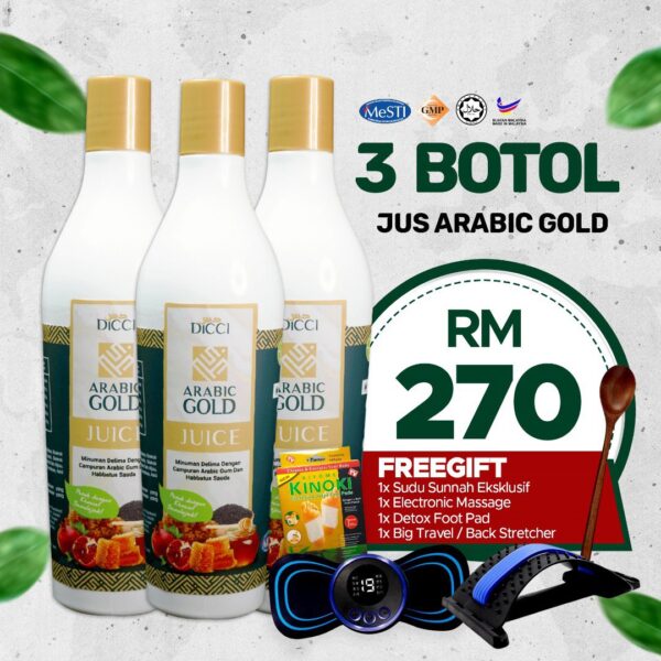 Pakej Sihat Sejahtera 3 Botol